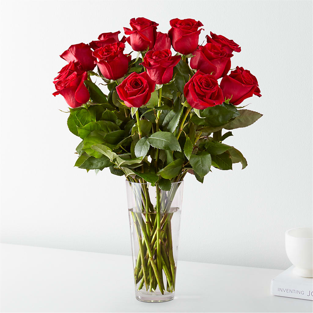 Long Stem Red Rose Bouquet – THE LADYBUG FLORAL & GIFTS, Berlin WI