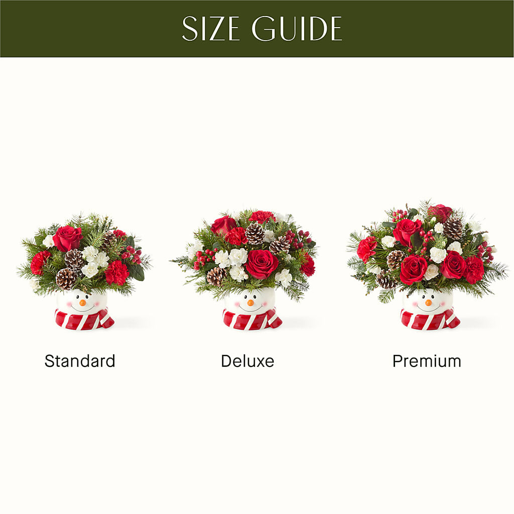 Jolly Snowman Bouquet – THE LADYBUG FLORAL & GIFTS, Berlin WI