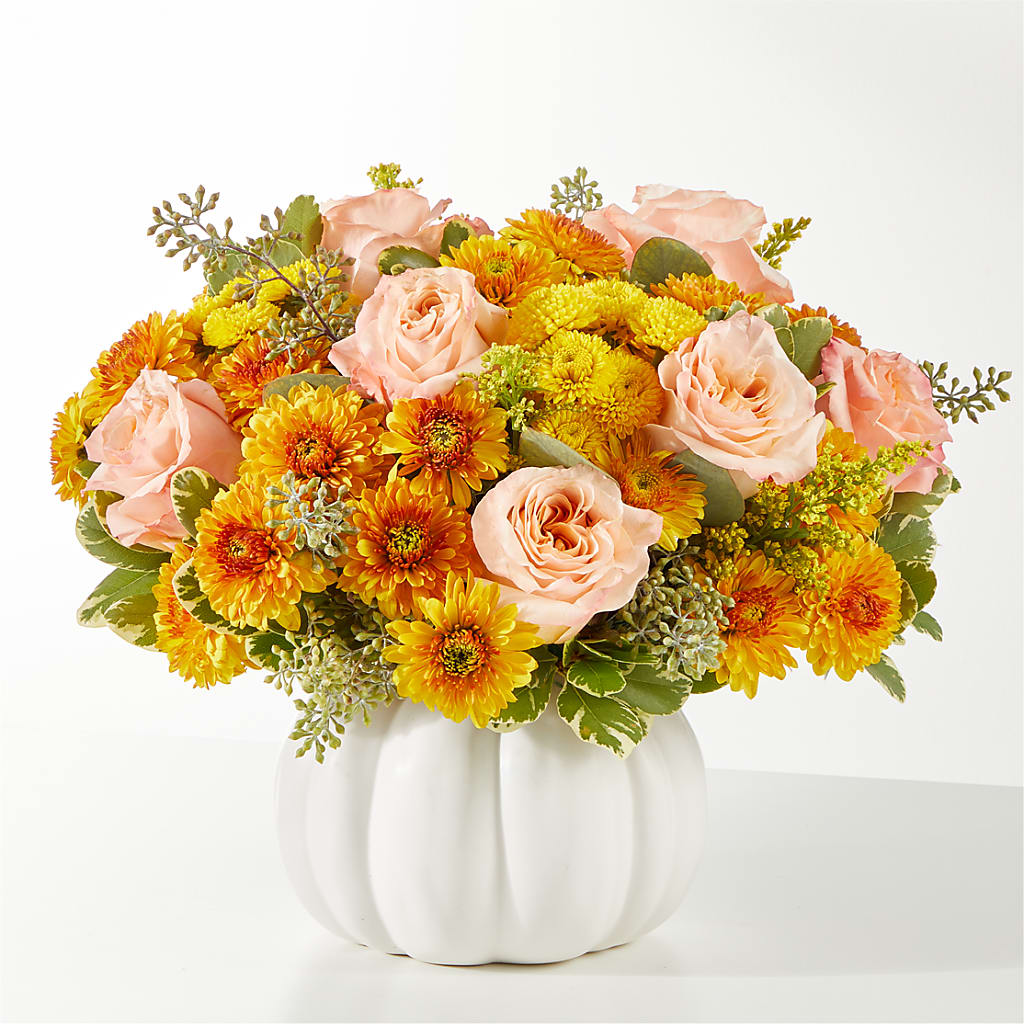 Peachy Pumpkin – THE LADYBUG FLORAL & GIFTS, Berlin WI