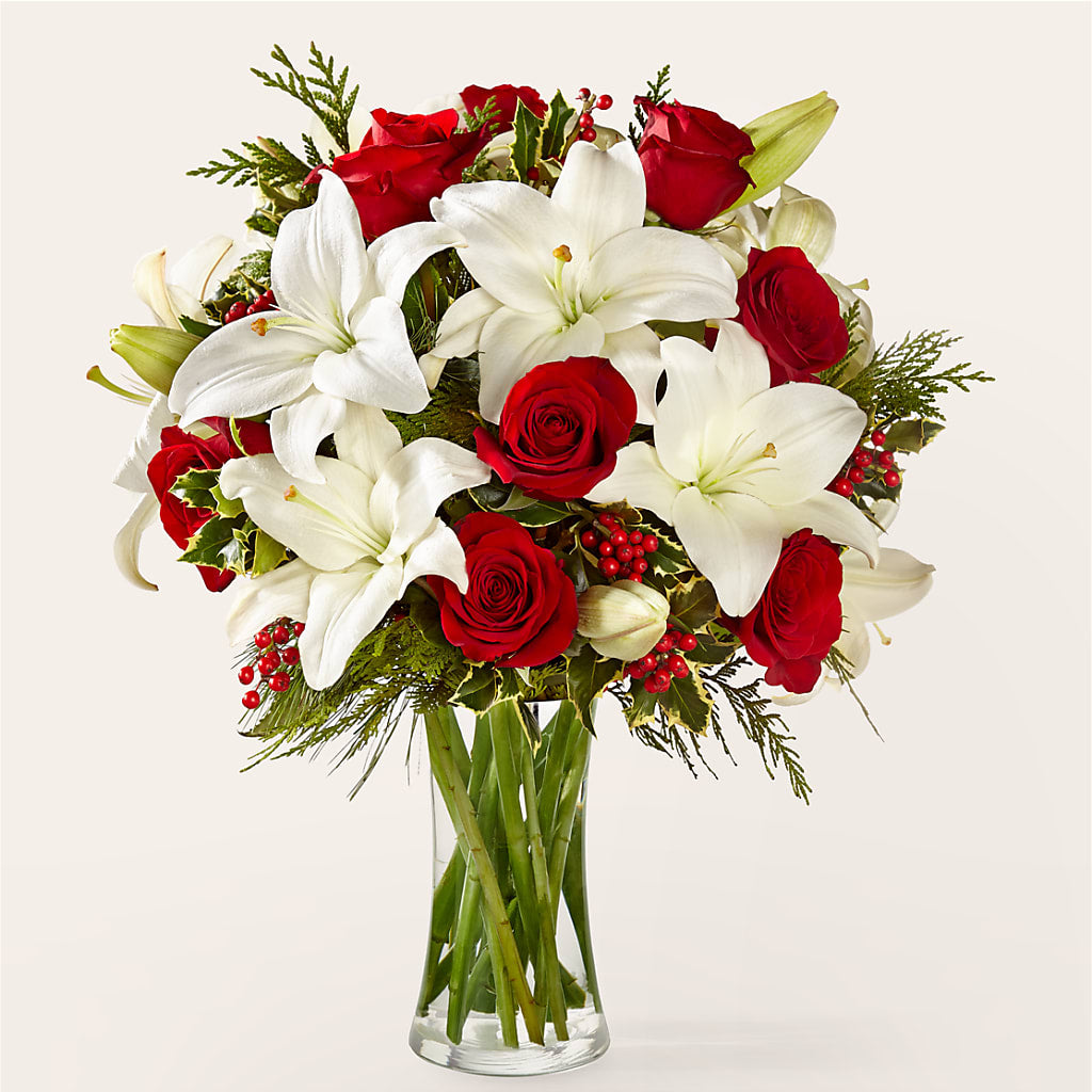 Sparkling Snowflakes Bouquet – THE LADYBUG FLORAL & GIFTS, Berlin WI