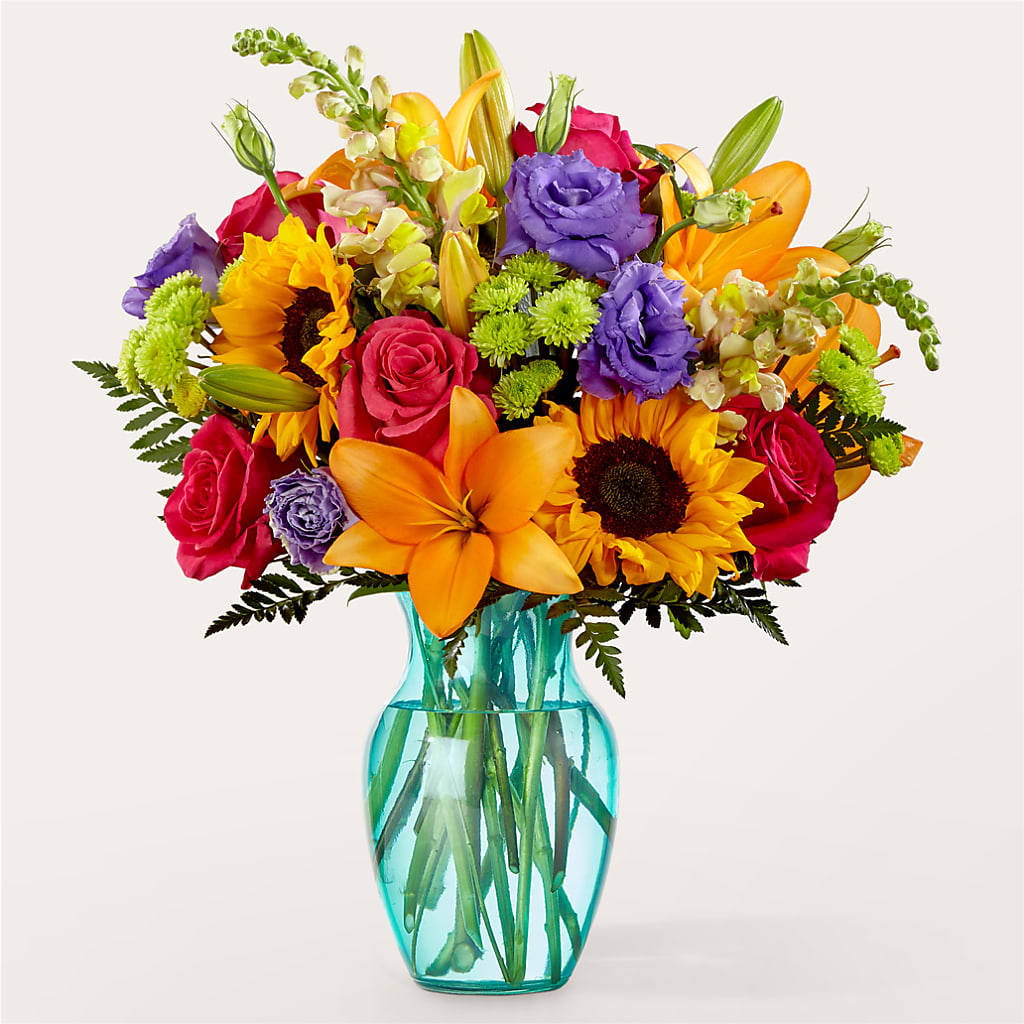 Double Rainbow Bouquet – THE LADYBUG FLORAL & GIFTS, Berlin WI