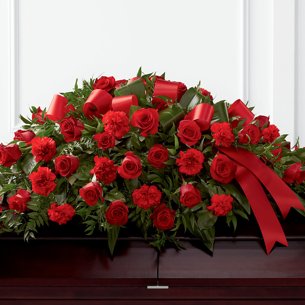 Tribute of Life Casket Spray – THE LADYBUG FLORAL & GIFTS, Berlin WI