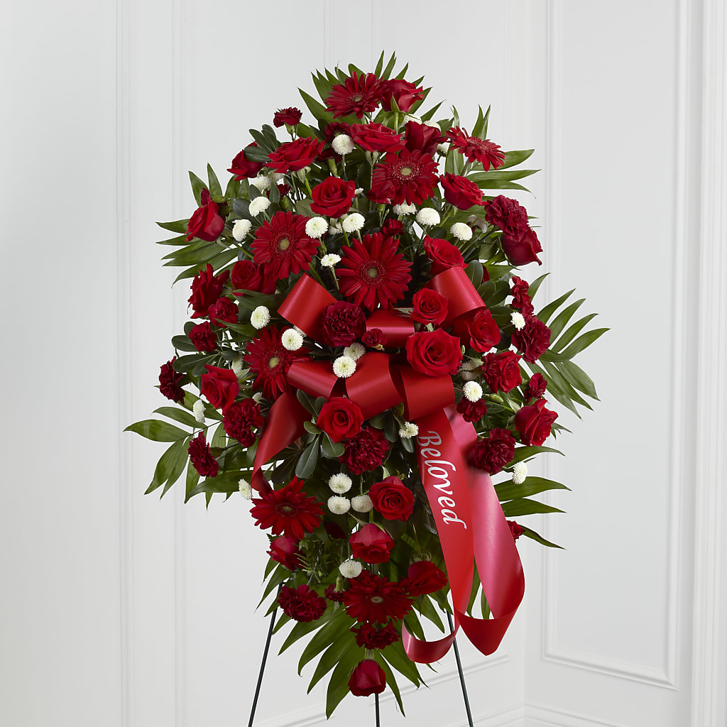 Treasured Memories Standing Spray – THE LADYBUG FLORAL & GIFTS, Berlin WI