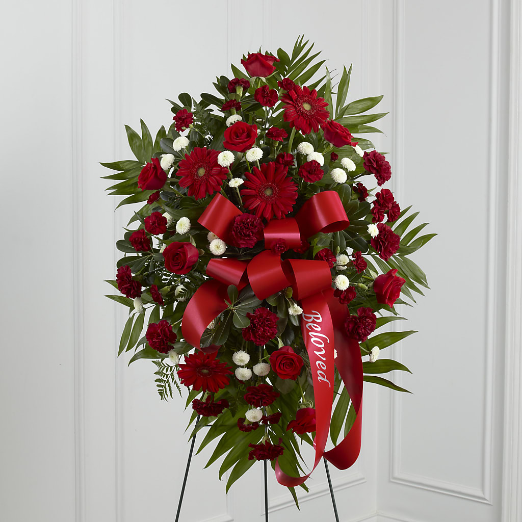 Treasured Memories Standing Spray – THE LADYBUG FLORAL & GIFTS, Berlin WI