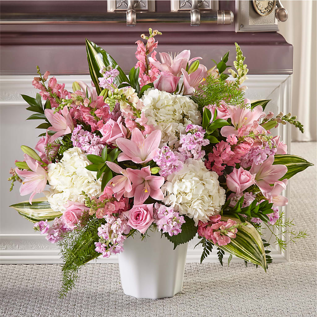 Simply Serene Floor Basket – THE LADYBUG FLORAL & GIFTS, Berlin WI