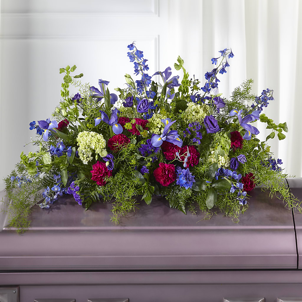 Always Treasured Casket Spray – THE LADYBUG FLORAL & GIFTS, Berlin WI