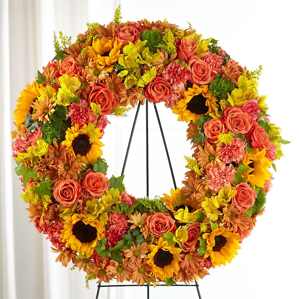 Autumnal Memories Wreath (Standard) – THE LADYBUG FLORAL & GIFTS, Berlin WI
