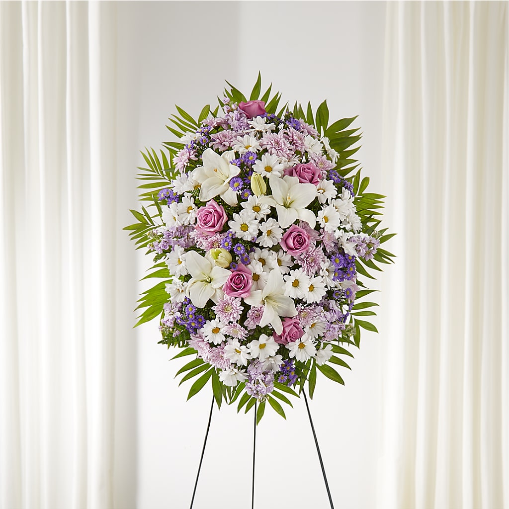Surrounded by Love Standing Spray – THE LADYBUG FLORAL & GIFTS, Berlin WI