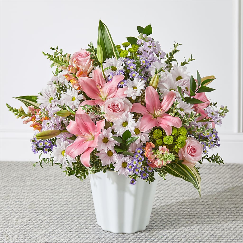 Abundant Compassion Floor Basket – THE LADYBUG FLORAL & GIFTS, Berlin WI