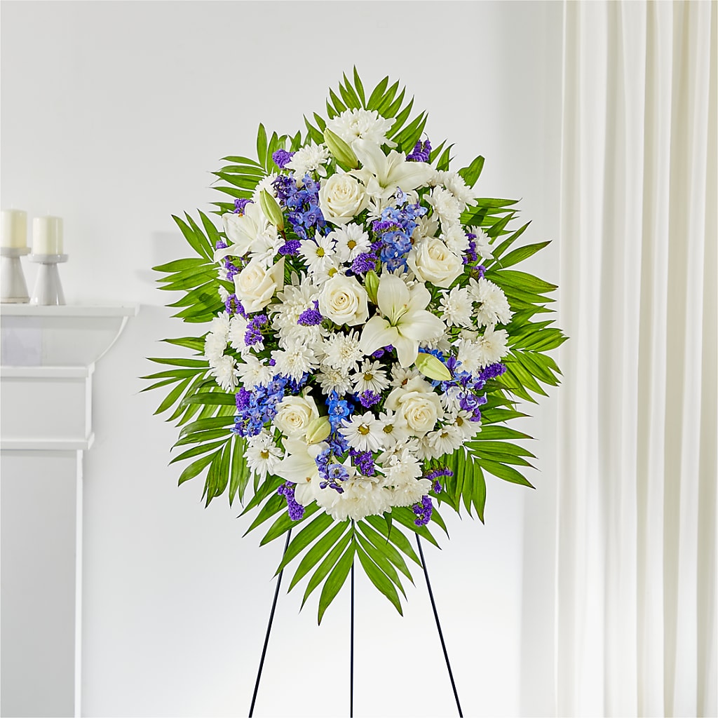 At Rest Standing Spray – THE LADYBUG FLORAL & GIFTS, Berlin WI