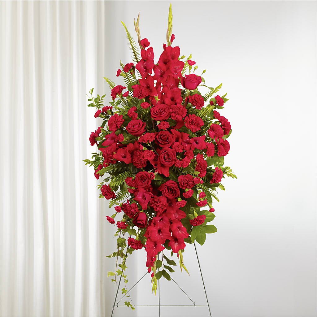 From the Heart Standing Spray – THE LADYBUG FLORAL & GIFTS, Berlin WI