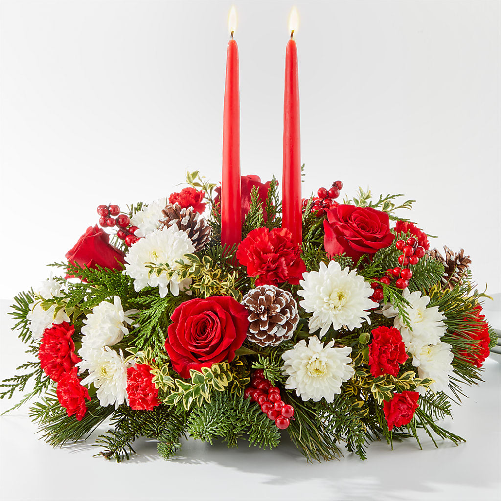 Holiday Soiree Centerpiece – THE LADYBUG FLORAL & GIFTS, Berlin WI