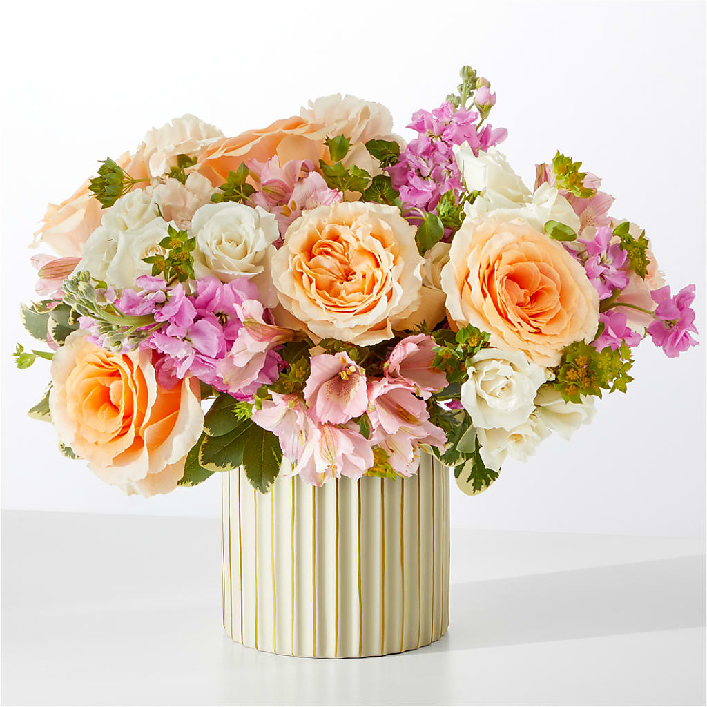 Paradise Bouquet with Ivory Vase – THE LADYBUG FLORAL & GIFTS, Berlin WI