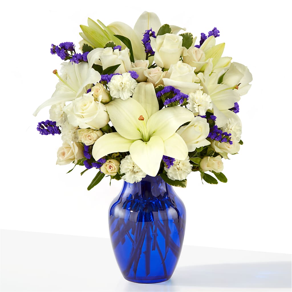 Sapphire Rush Bouquet – THE LADYBUG FLORAL & GIFTS, Berlin WI