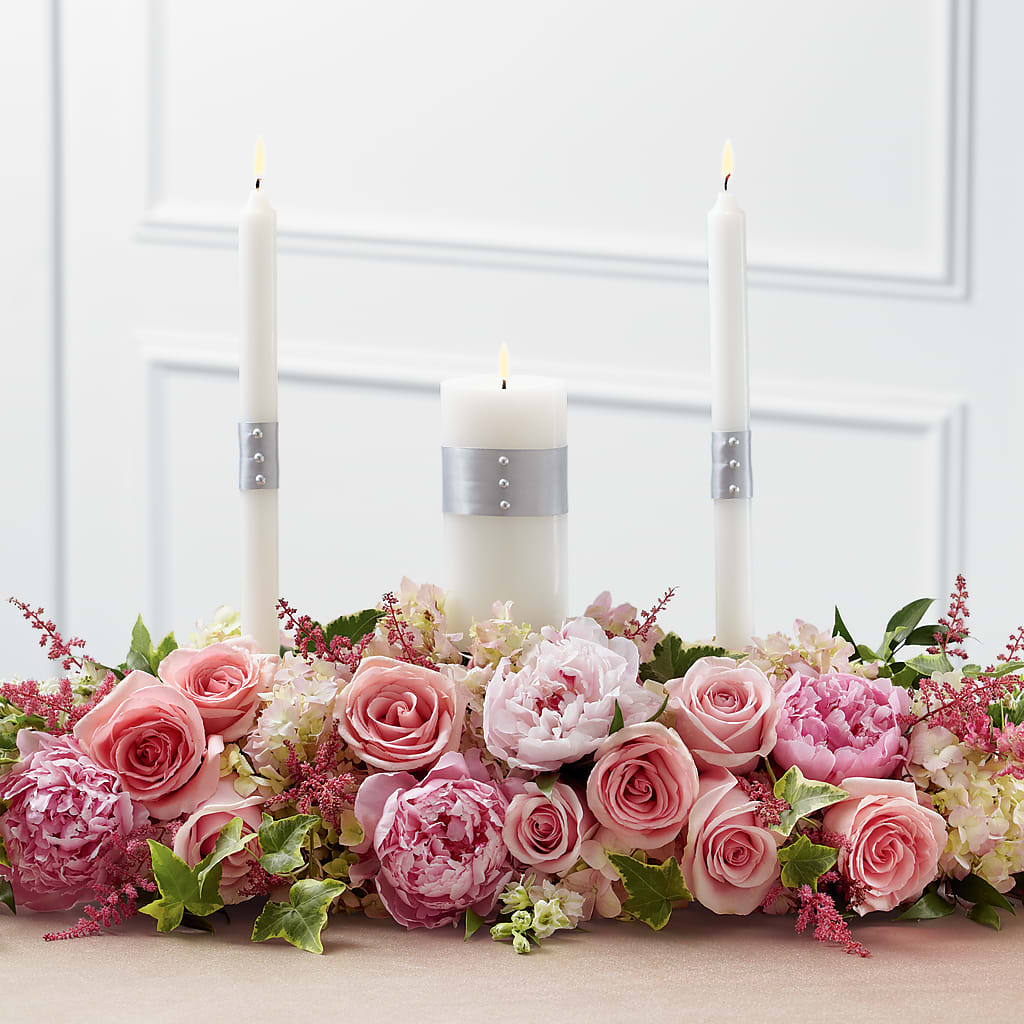 Worldwide Romance Unity Candle Arrangement – THE LADYBUG FLORAL & GIFTS, Berlin WI