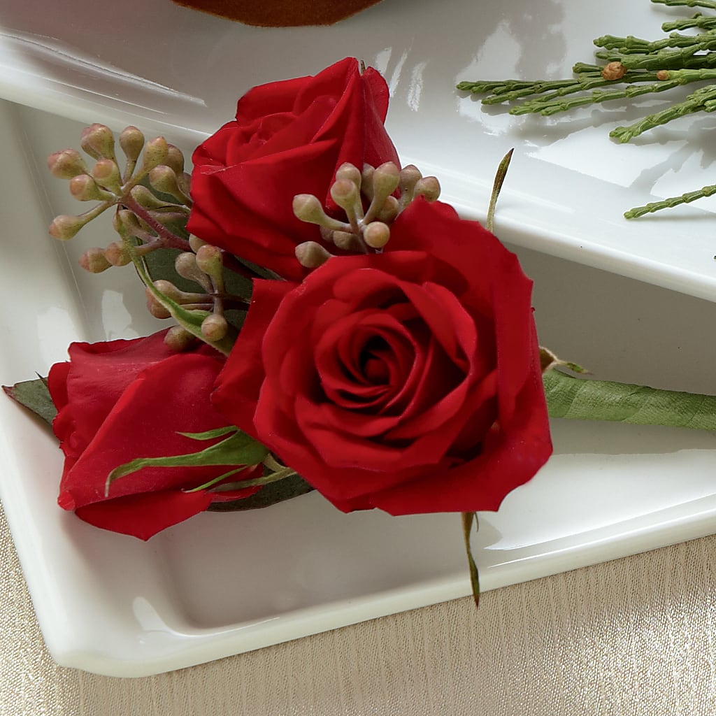 Red Spray Rose Boutonniere – THE LADYBUG FLORAL & GIFTS, Berlin WI