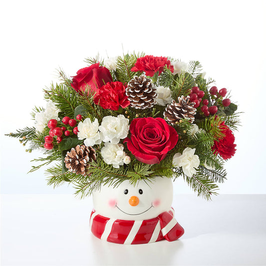 Jolly Snowman Bouquet – THE LADYBUG FLORAL & GIFTS, Berlin WI