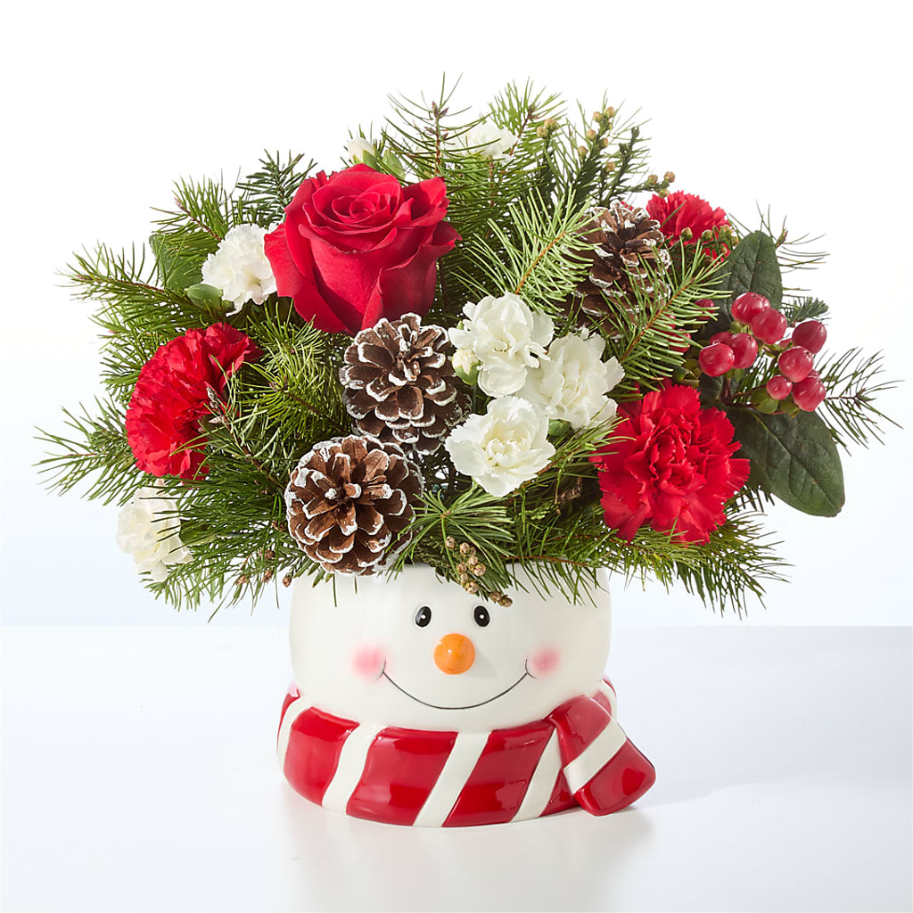 Jolly Snowman Bouquet – THE LADYBUG FLORAL & GIFTS, Berlin WI