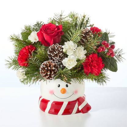 Jolly Snowman Bouquet – THE LADYBUG FLORAL & GIFTS, Berlin WI
