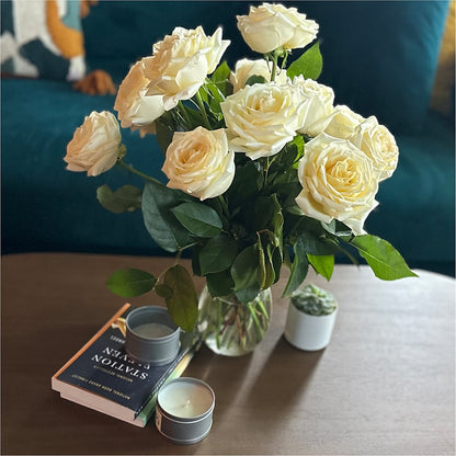Long Stem Yellow Rose Bouquet – THE LADYBUG FLORAL & GIFTS, Berlin WI