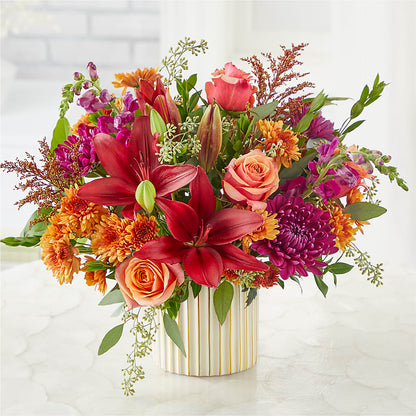 Burgundy Landscape Bouquet – THE LADYBUG FLORAL & GIFTS, Berlin WI