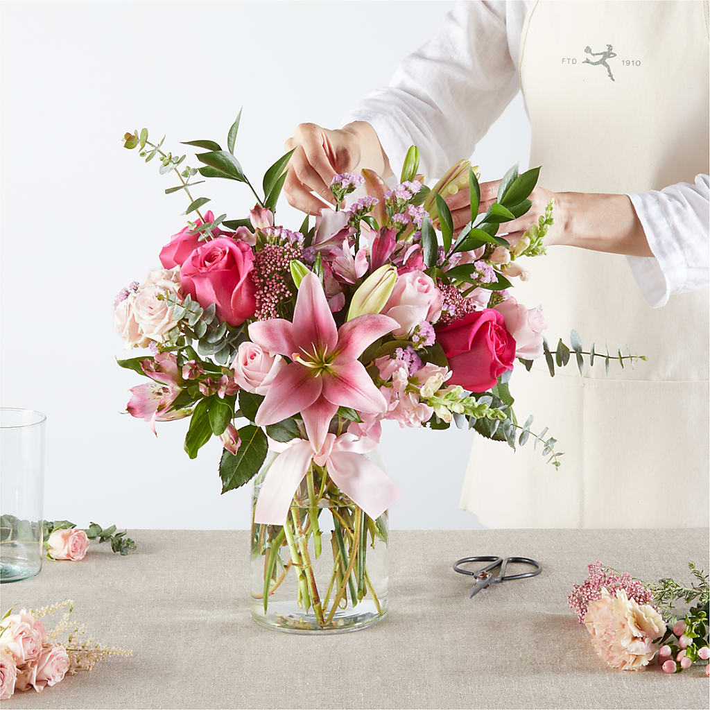 Pink Ribbon - A Florist Original – THE LADYBUG FLORAL & GIFTS, Berlin WI