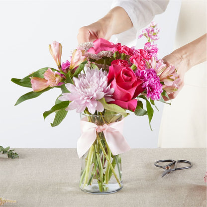 Pink Ribbon - A Florist Original – THE LADYBUG FLORAL & GIFTS, Berlin WI