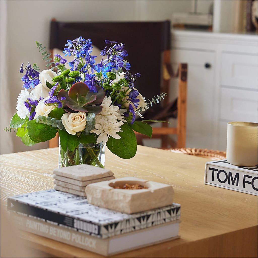 Cerulean Waves Bouquet – THE LADYBUG FLORAL & GIFTS, Berlin WI