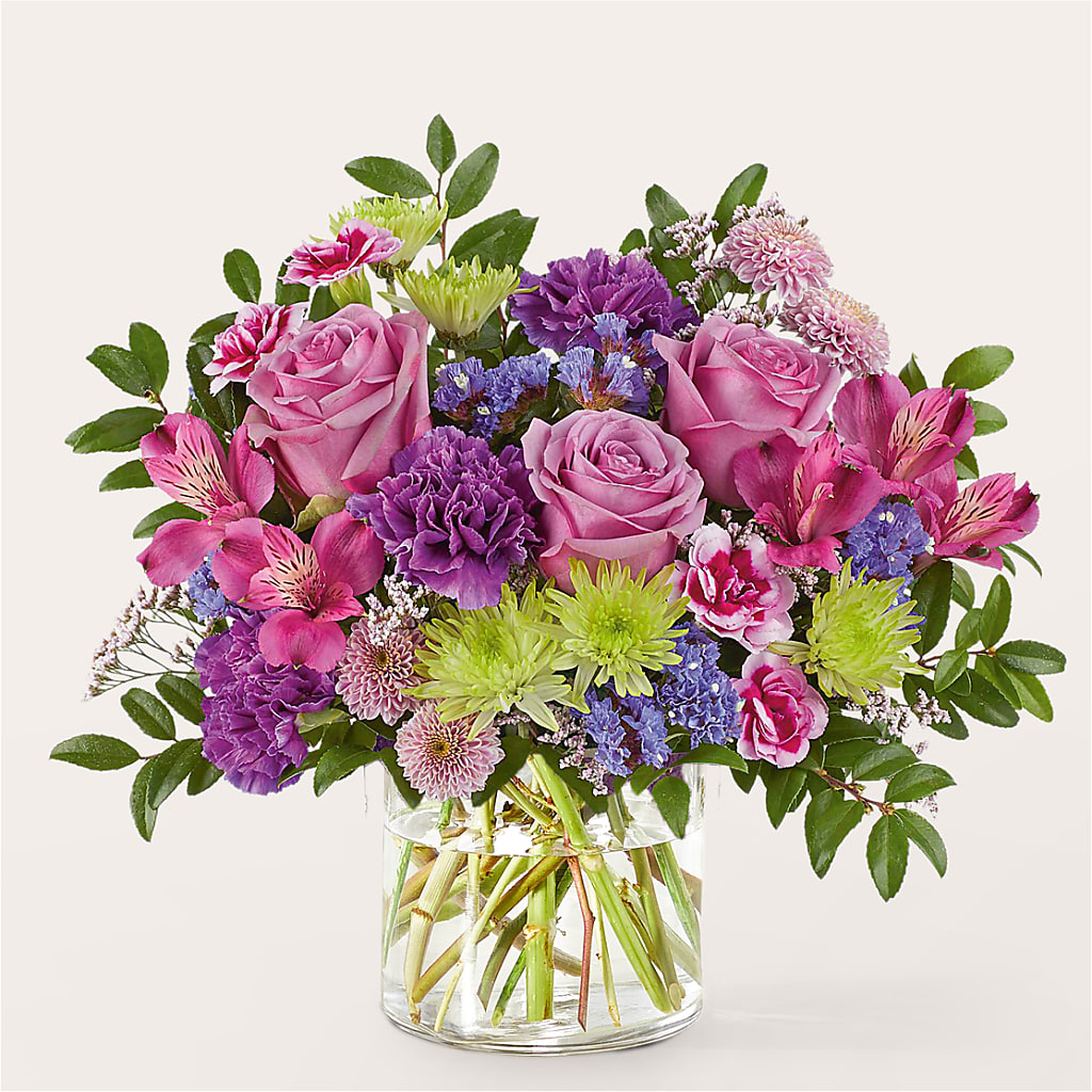Glass Half Full Bouquet – THE LADYBUG FLORAL & GIFTS, Berlin WI