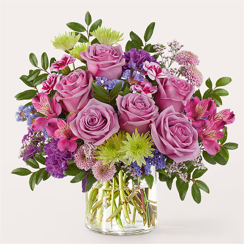 Glass Half Full Bouquet – THE LADYBUG FLORAL & GIFTS, Berlin WI