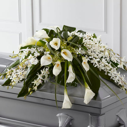 Angel Wings Casket Spray – THE LADYBUG FLORAL & GIFTS, Berlin WI