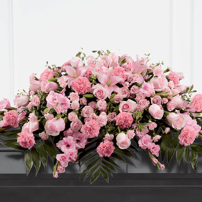 Garden of Comfort Casket Spray (Standard) – THE LADYBUG FLORAL & GIFTS, Berlin WI