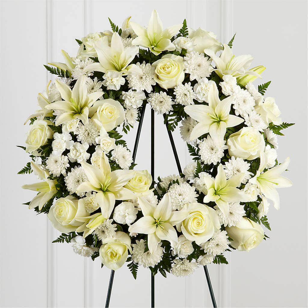 Treasured Tribute Wreath – THE LADYBUG FLORAL & GIFTS, Berlin WI