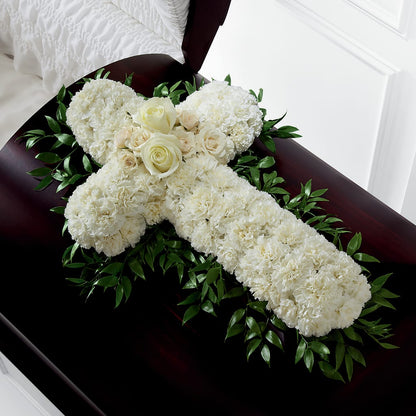Peaceful Memories Casket Spray (Standard) – THE LADYBUG FLORAL & GIFTS, Berlin WI