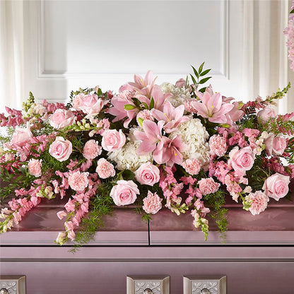 Life & Remembrance Casket Spray – THE LADYBUG FLORAL & GIFTS, Berlin WI