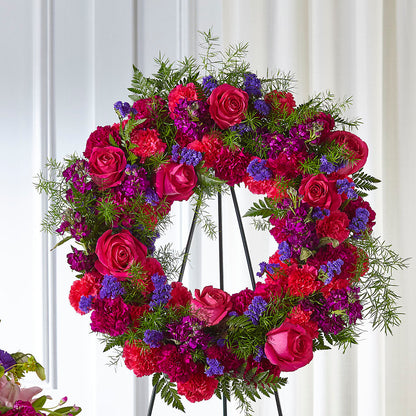 Calming Colors Wreath – THE LADYBUG FLORAL & GIFTS, Berlin WI