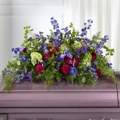 Always Treasured Casket Spray – THE LADYBUG FLORAL & GIFTS, Berlin WI