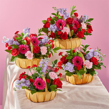 Pink Picnic Basket – THE LADYBUG FLORAL & GIFTS, Berlin WI