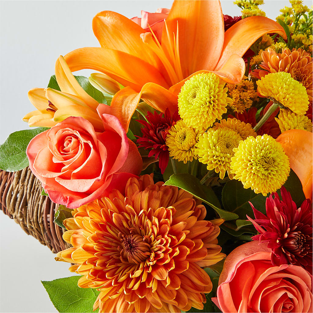 Bouquet of Blessings Cornucopia – THE LADYBUG FLORAL & GIFTS, Berlin WI