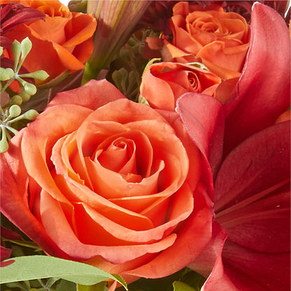 Crimson Leaves Bouquet – THE LADYBUG FLORAL & GIFTS, Berlin WI