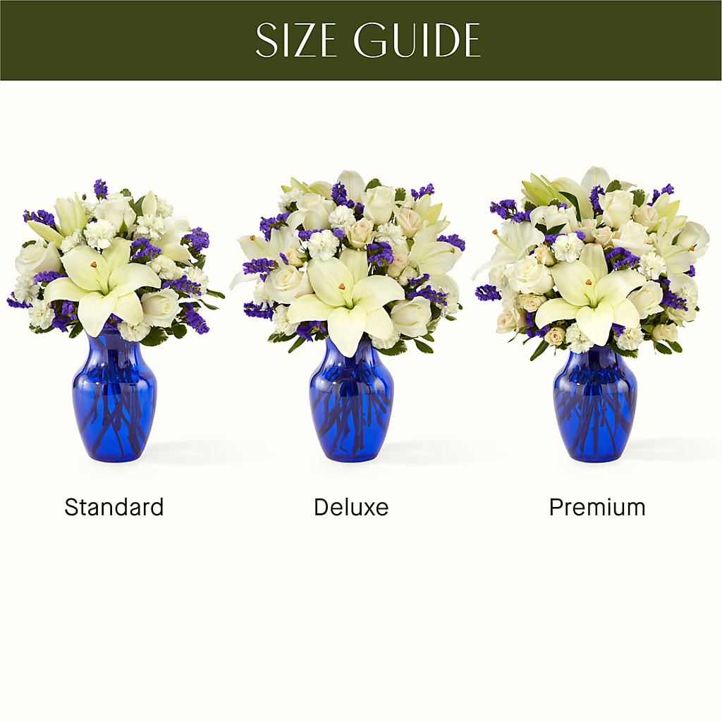 Sapphire Rush Bouquet – THE LADYBUG FLORAL & GIFTS, Berlin WI