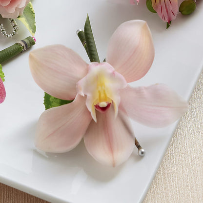 Pink Cymbidium Boutonniere – THE LADYBUG FLORAL & GIFTS, Berlin WI