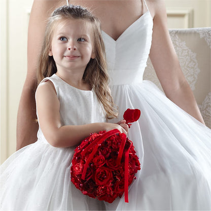Pure at Heart Flower Girl Arrangement – THE LADYBUG FLORAL & GIFTS, Berlin WI